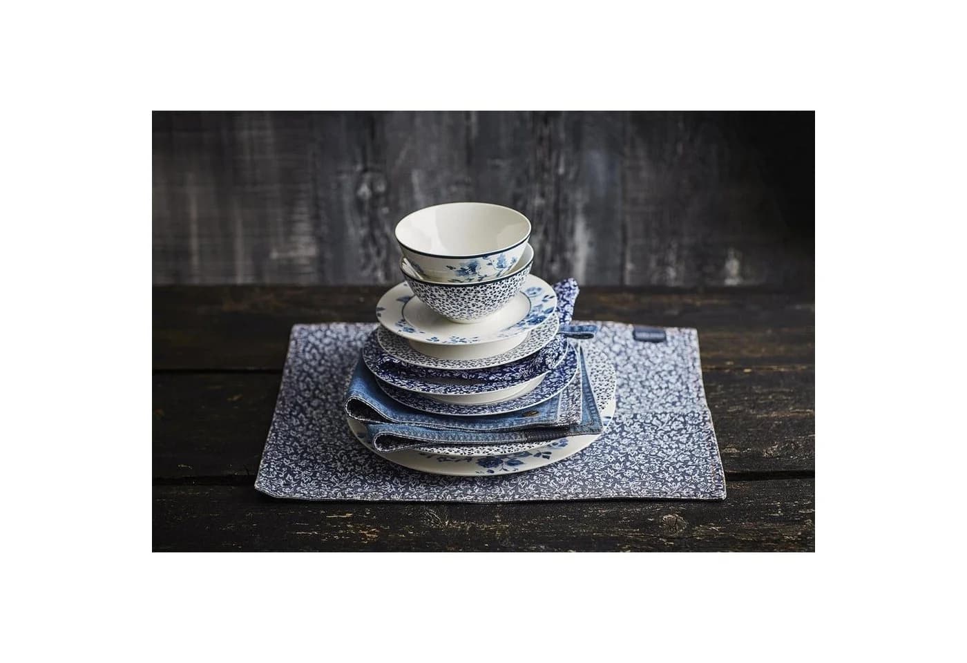 Laura Ashley Frühstücksteller Petit Four Blueprint Petit Fleur 12cm - Bild 5