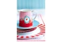PiP Studio Frühstücksteller Love Birds Stripes Rot-Pink Bild 3