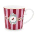 PiP Studio Henkelbecher Love Birds Medaillon Rot-Pink 250ml Bone China Bild 4