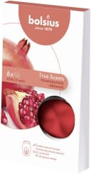 Bolsius Aromatic Wax Melts Granatapfel 6er Pack Rot Duftkerzen Bild 1