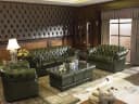 Salottini Chesterfield Sofagarnitur Cardiff 3/2/1 Grün Leder Bild 2