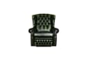 Salottini Chesterfield-Sessel Stunning Grün Leder Recliner Bild 1