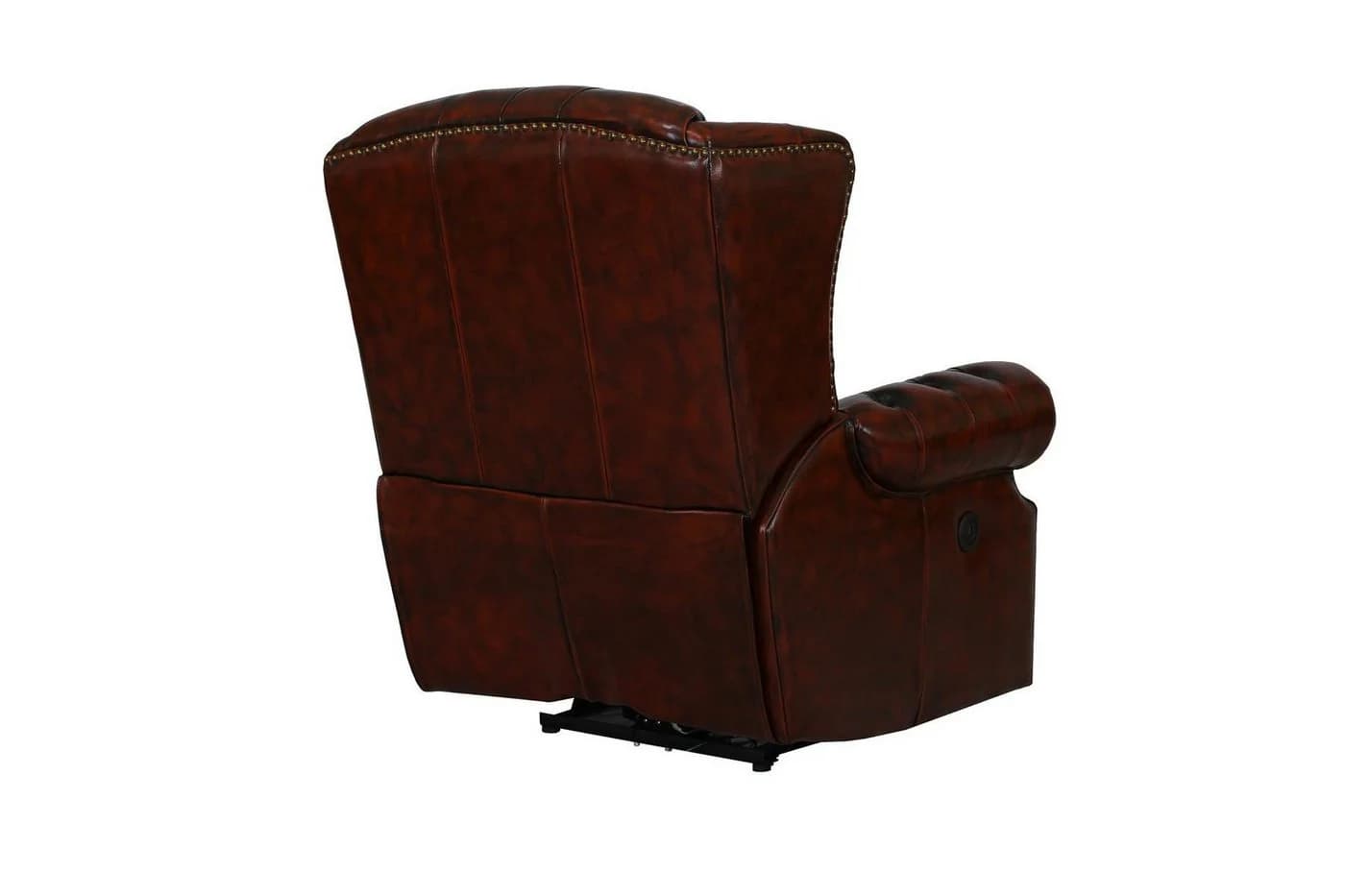 Salottini Chesterfield-Sessel Stunning Motor Recliner Vollleder Rot - Bild 3