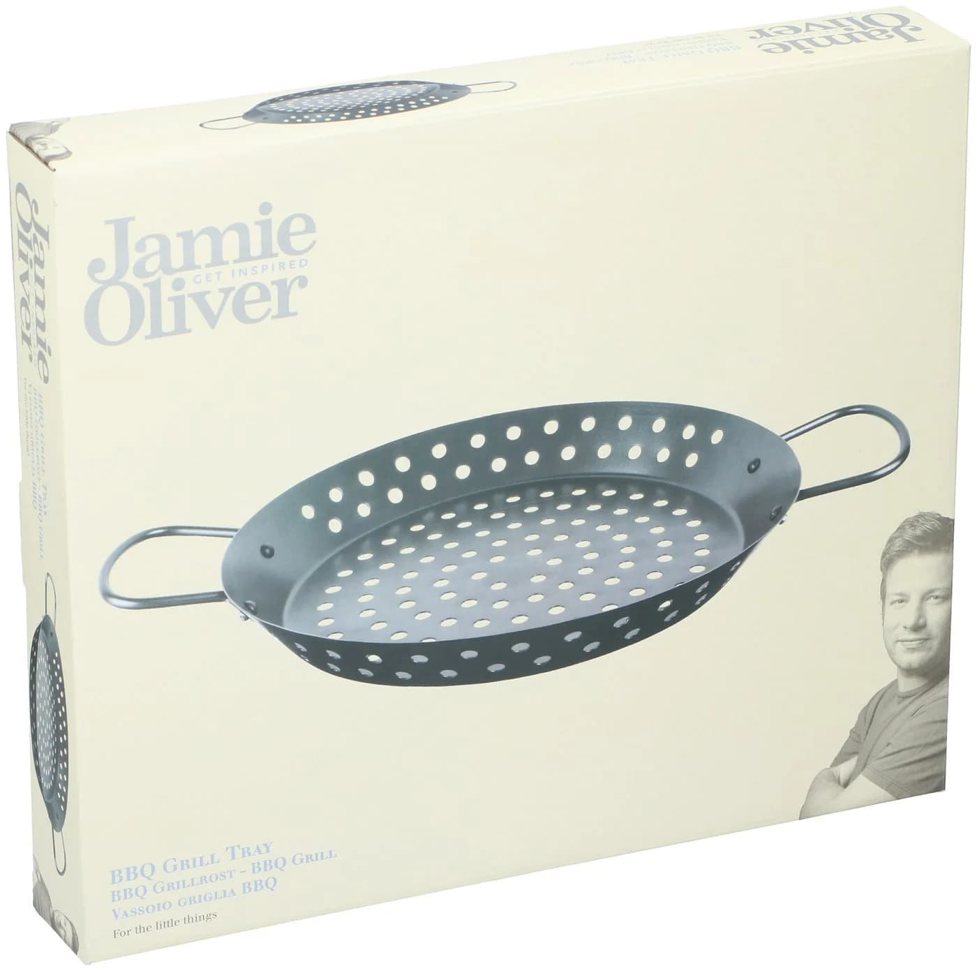Jamie Oliver Grillpfanne Stahl Lochpfanne 30cm - Bild 2