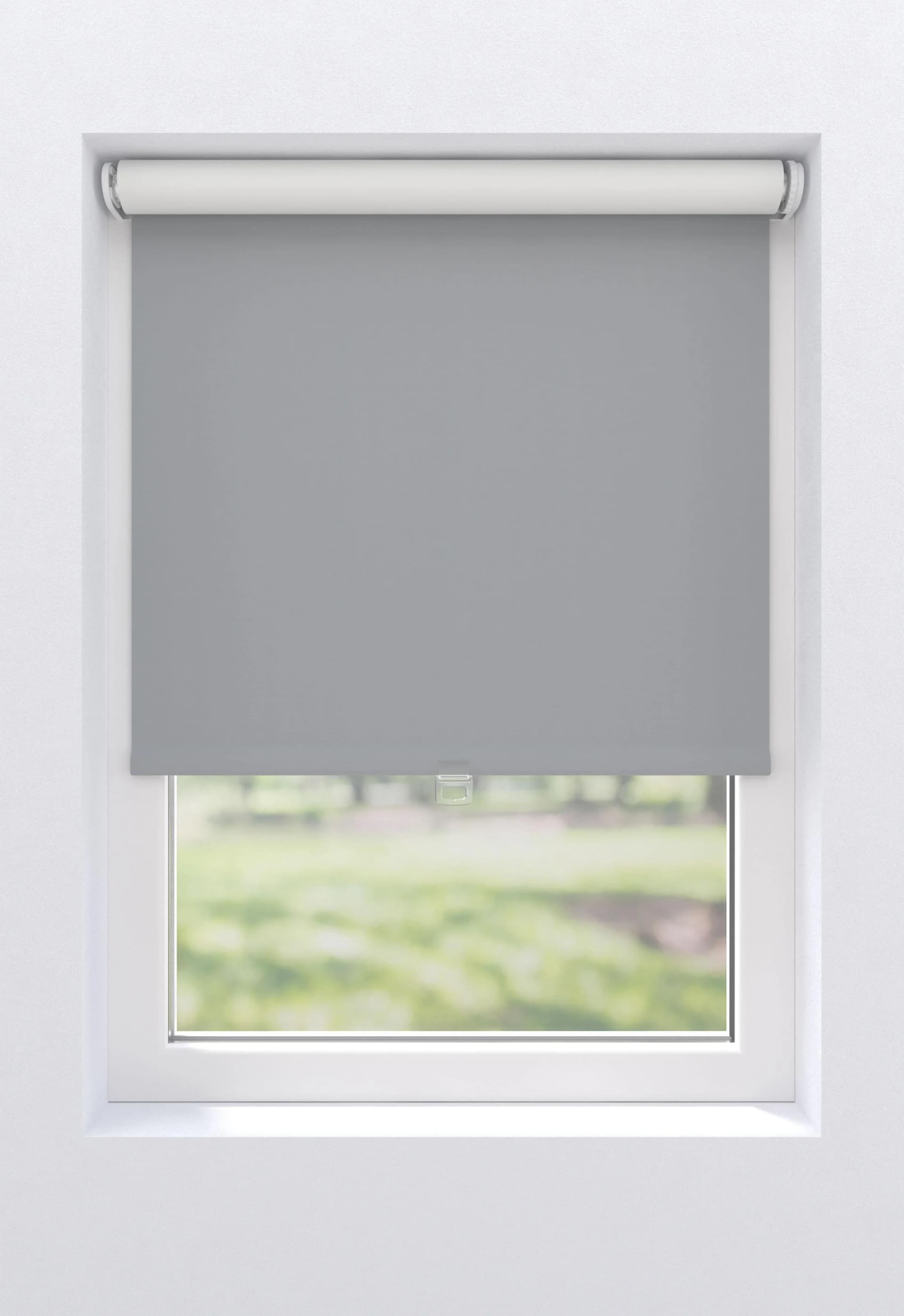 MY HOME Springrollo Tia Grau Verdunkelnd Polyester