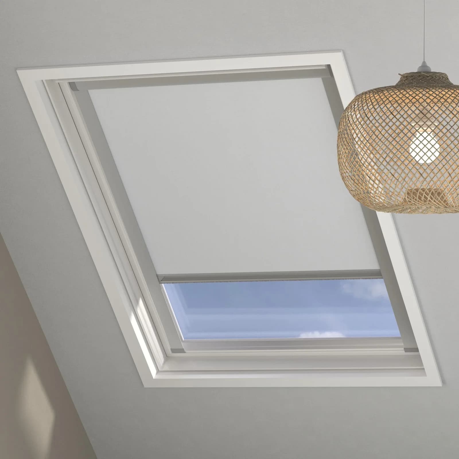 Dachfensterrollo MY HOME Sky-Rollo Gr. 1 Weiß Aluminium