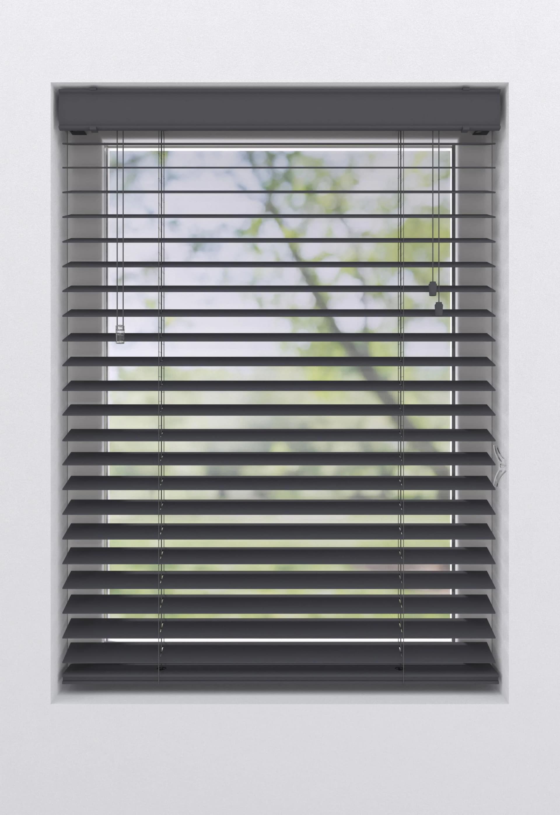MY HOME Jalousie Ariane Grau PVC 50mm Lamellen