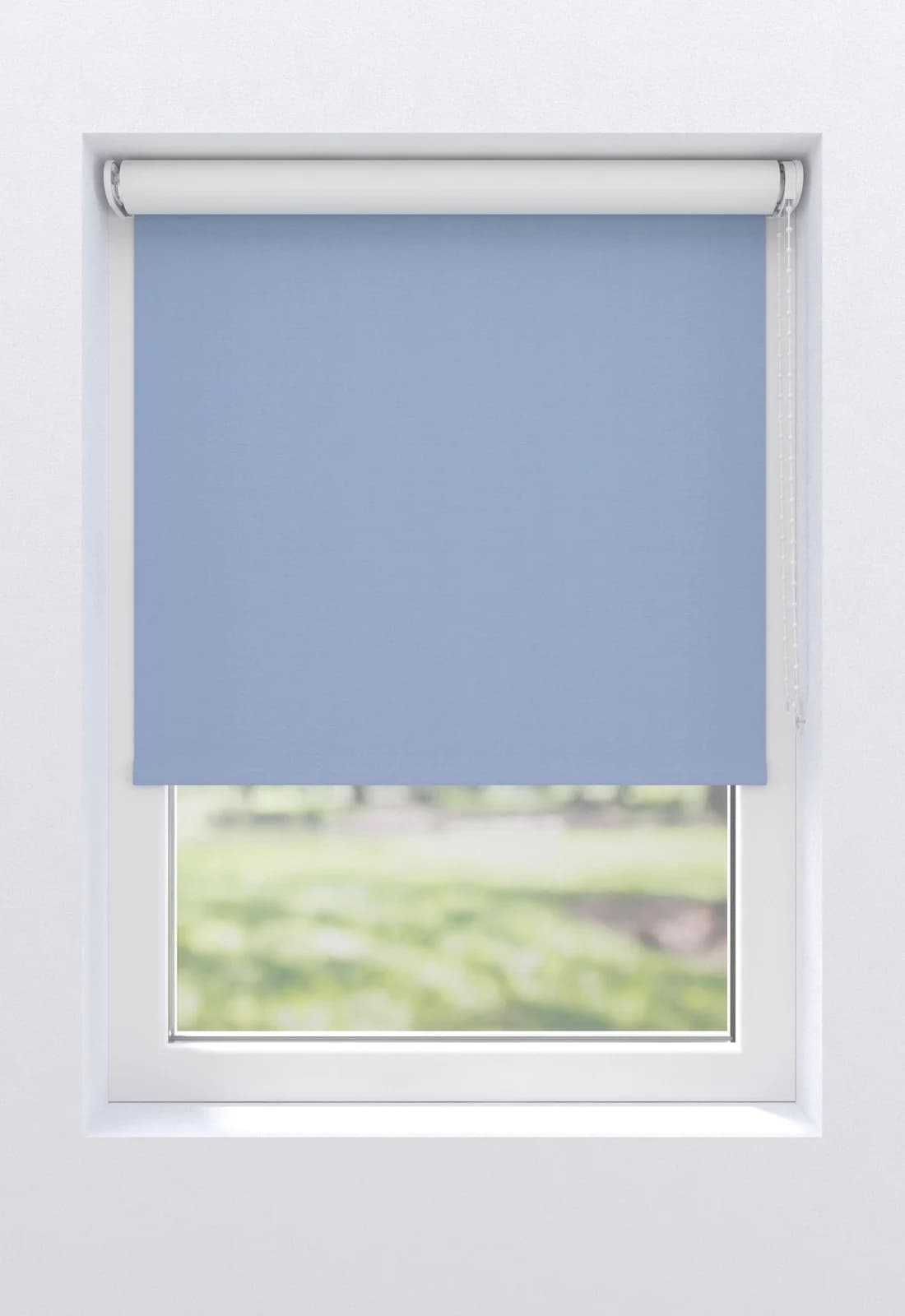MY HOME Rollo Ina hellblau Polyester Klemmfix 60x190cm