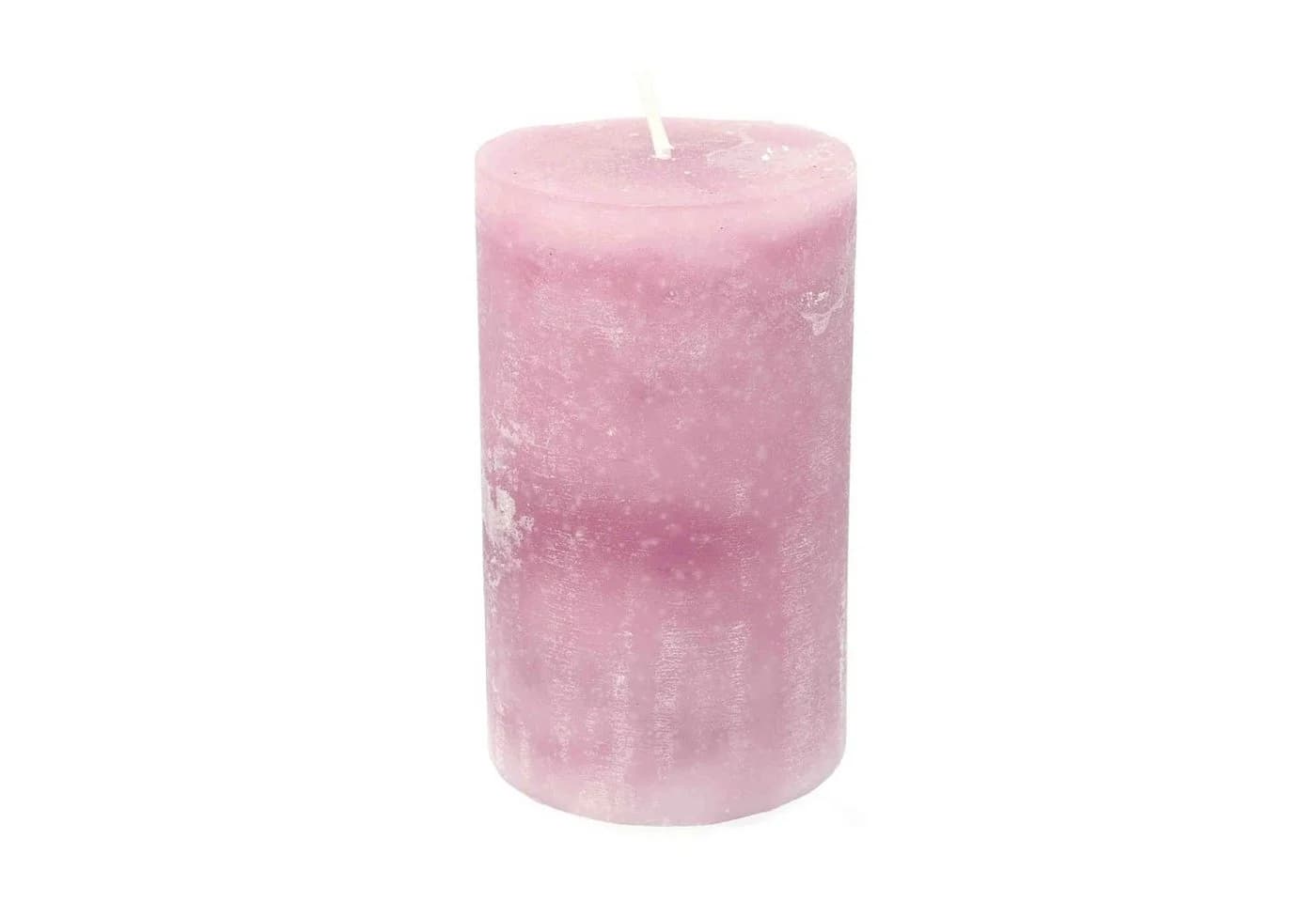 B&S Stumpenkerze Durchgefärbt Rosenholz 12er Pack Ø 7 cm