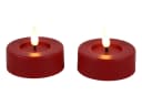 Countryfield LED-Kerze Set 2-tlg. Teelicht XL rot mit Timer Bild 2