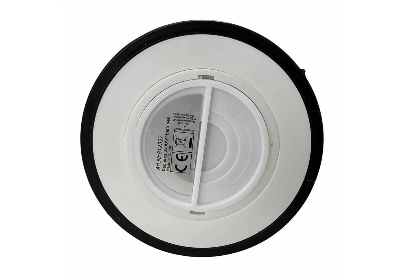 Countryfield LED-Teelicht Outdoor XXL Schwarz 3D-Flamme Timer
