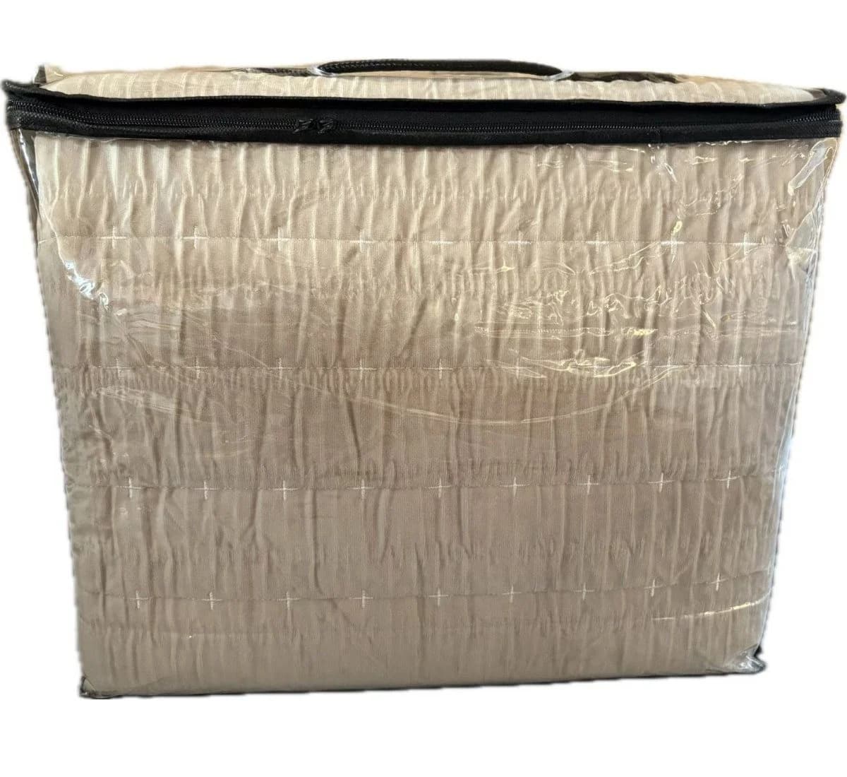 Alesvelt Tagesdecke Set 3-Teilig 240x250 cm Beige/Braun/Grau