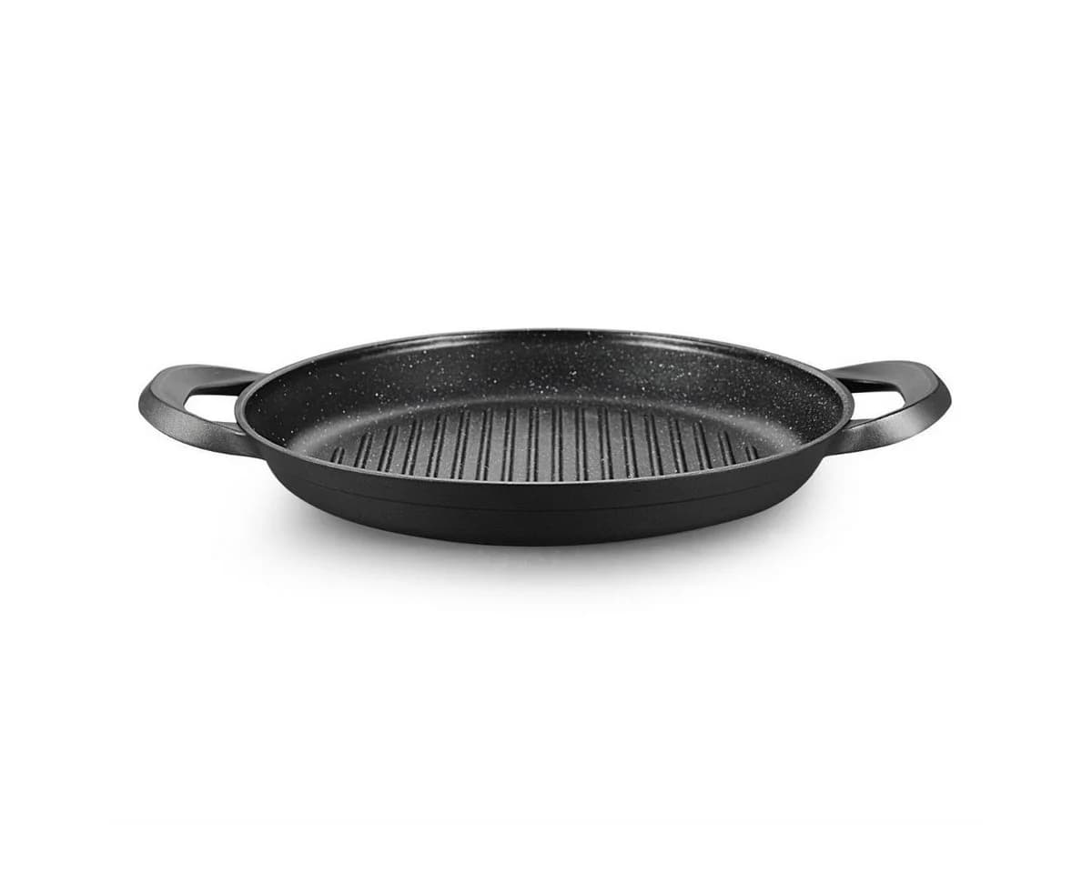 alesvelt Grillpfanne Yada Antihaft Marmordesign Induktion Aluminium