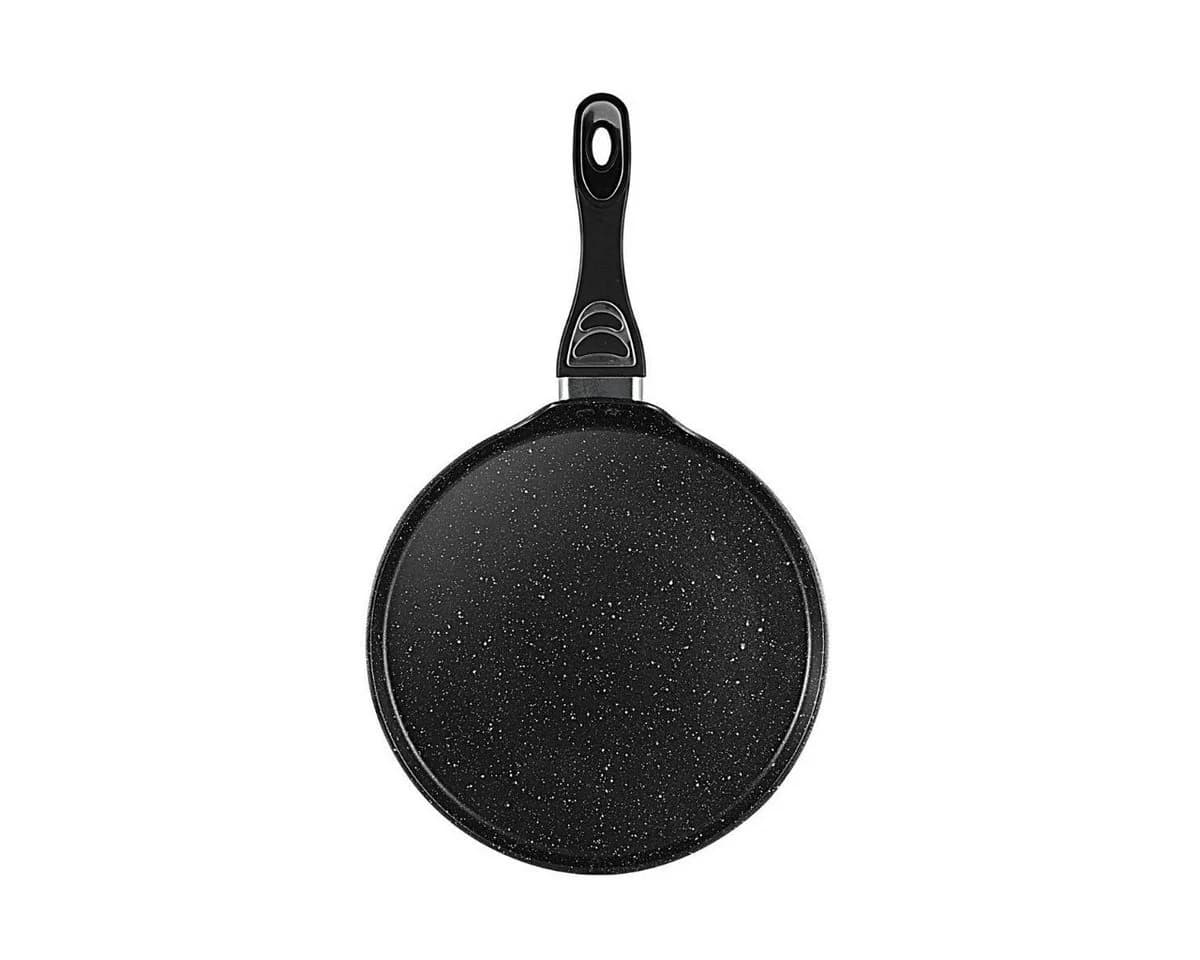 alesvelt Pizzapfanne Sienna 32 cm Schwarz Induktion Marmor-Antihaft - Bild 3