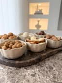 EmirtexHome Dipschale Angles 6er Dip-Schälchen Set Beige Porzellan Bild 1