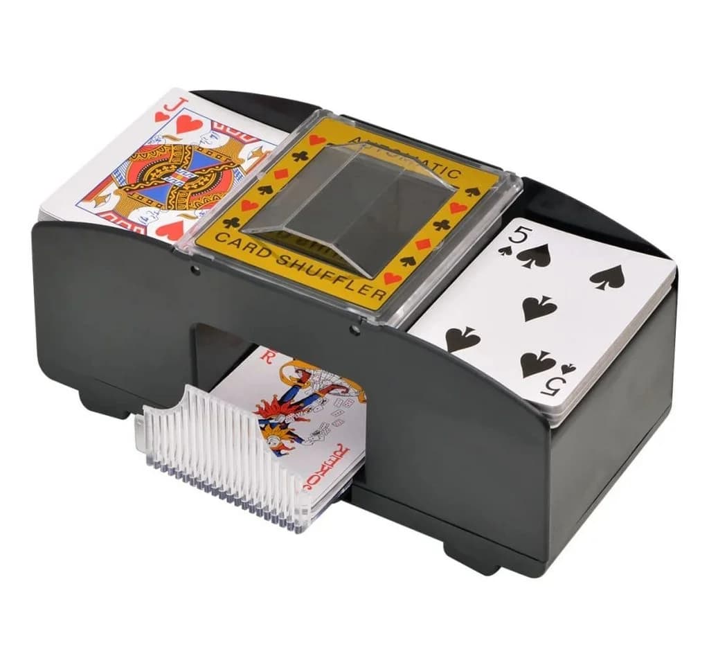 vidaXL Kombiniertes Poker/Blackjack Set mit 600 Laserchips Aluminium - Bild 3