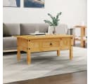 vidaXL Couchtisch Mexiko-Stil Kiefernholz Braun Bild 1