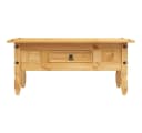 vidaXL Couchtisch Mexiko-Stil Kiefernholz Braun Bild 3