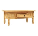 vidaXL Couchtisch Mexiko-Stil Kiefernholz Braun Bild 4