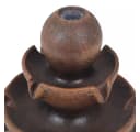 vidaXL Gartenbrunnen mit Pumpe Polyresin Braun Bild 5
