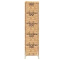 vidaXL Fächerschrank Standregal 5 Körbe Wasserhyazinthe Bild 3