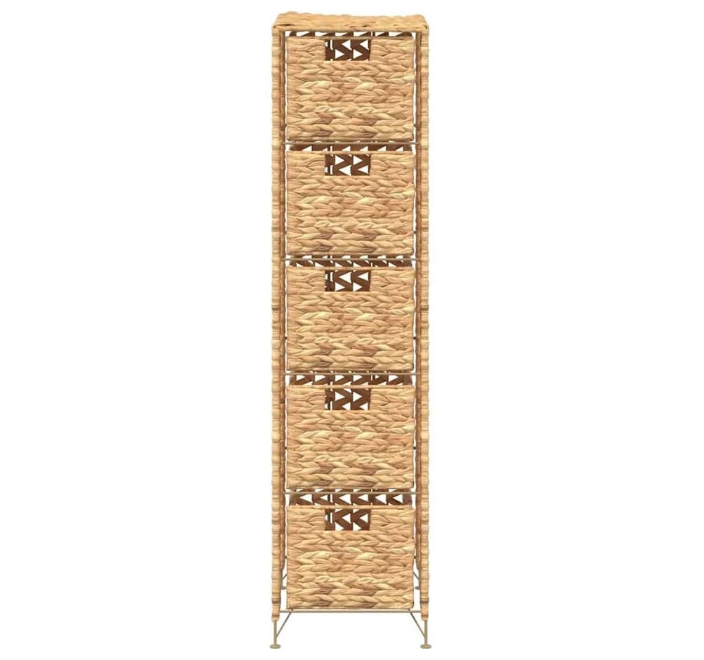 vidaXL Fächerschrank Standregal 5 Körbe Wasserhyazinthe - Bild 3