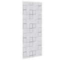 vidaXL Duschrollo Quadratmuster Modern PVC Bild 4
