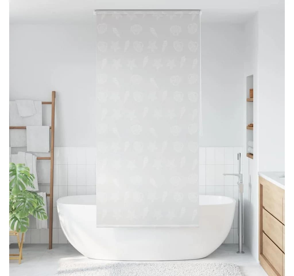 vidaXL Duschrollo Seesternmuster 80x240 cm EVA