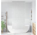 vidaXL Duschvorhang Duschrollo 120x240 cm Seesternmuster Bild 1