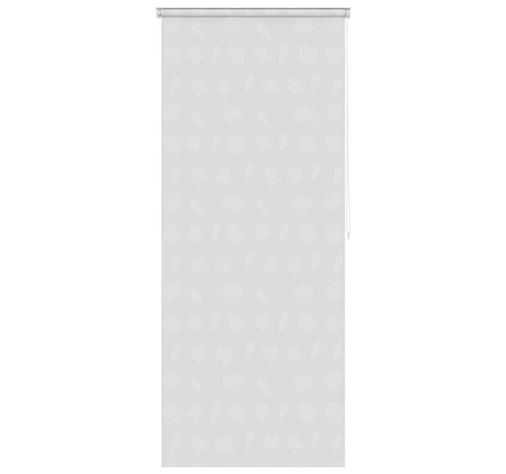 vidaXL Duschvorhang Duschrollo 120x240 cm Seesternmuster - Bild 2