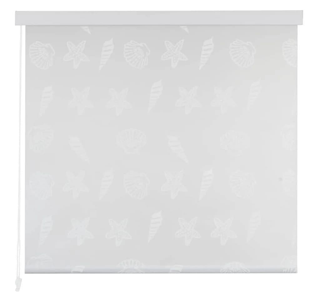 vidaXL Duschvorhang Duschrollo 120x240 cm Seesternmuster - Bild 3