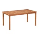 vidaXL Garten-Essgruppe 7-tlg. Poly Rattan Schwarz Braun Bild 1