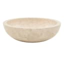 vidaXL Aufsatzwaschbecken Marmor Creme Modern Bild 3