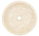 vidaXL Aufsatzwaschbecken Marmor Creme Modern Bild 4