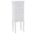 vidaXL Sideboard Weiß MDF Kiefernholz Schmuckvitrine Bild 2