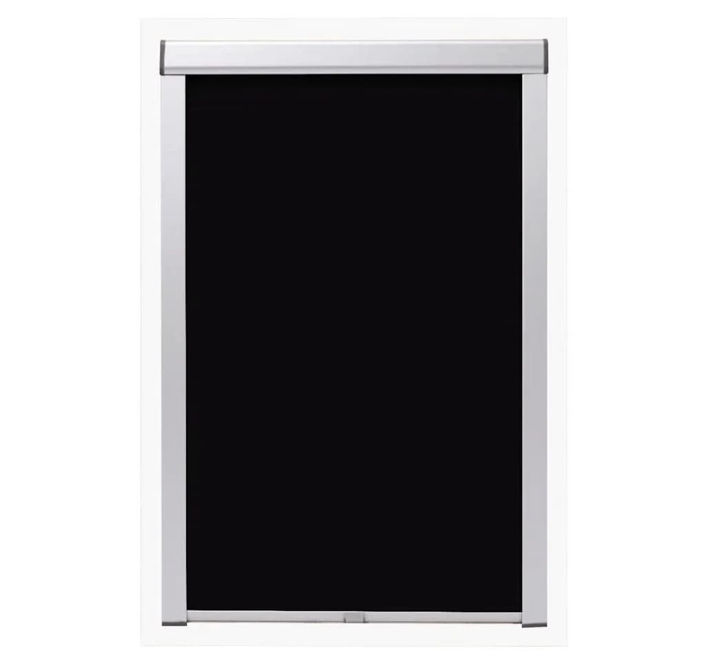 vidaXL Verdunklungsrollo Schwarz MK08 Dachfensterrollo - Bild 3