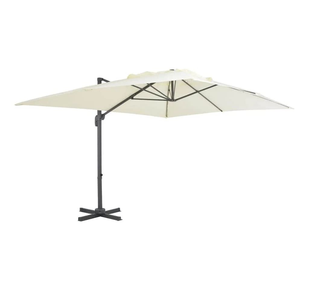 vidaXL Sonnenschirm Ampelschirm Aluminiummast Sand - Bild 2