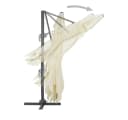 vidaXL Sonnenschirm Ampelschirm Aluminiummast Sand Bild 4