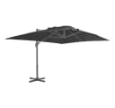 vidaXL Sonnenschirm Ampelschirm Anthrazit Aluminium Bild 2