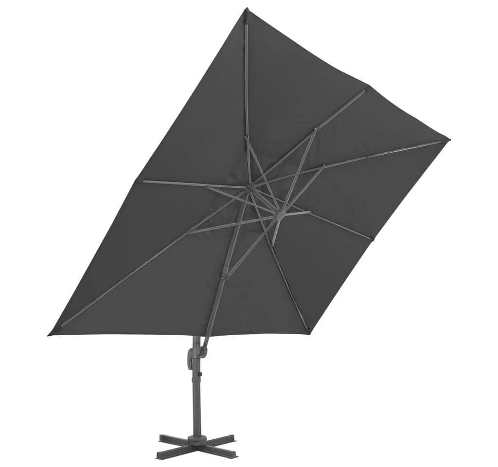 vidaXL Sonnenschirm Ampelschirm Anthrazit Aluminium - Bild 3