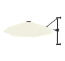 vidaXL Wandschirm mit Metallmast 300 cm Beige Bild 1