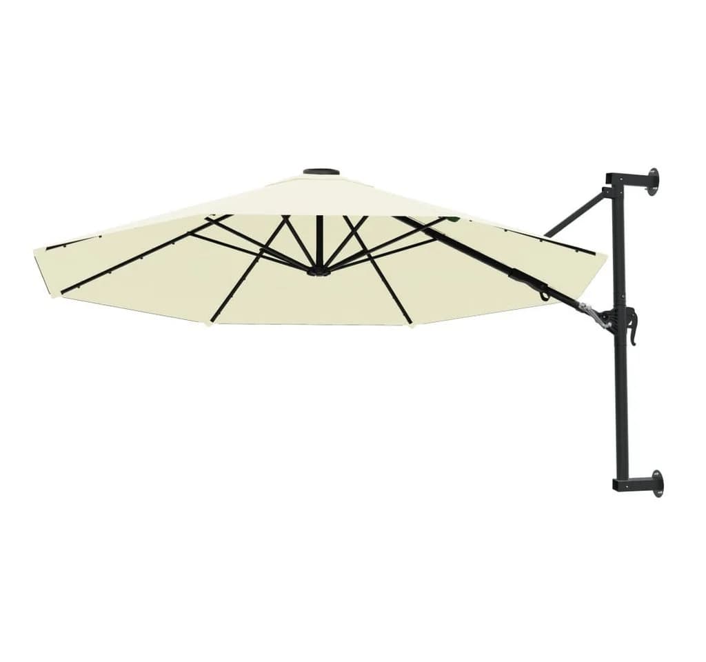 vidaXL Wandschirm mit Metallmast 300 cm Beige - Bild 3