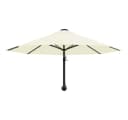 vidaXL Wandschirm mit Metallmast 300 cm Beige Bild 4