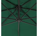 vidaXL Ampelschirm Grün Stahlmast 300 cm Kurbel Bild 5