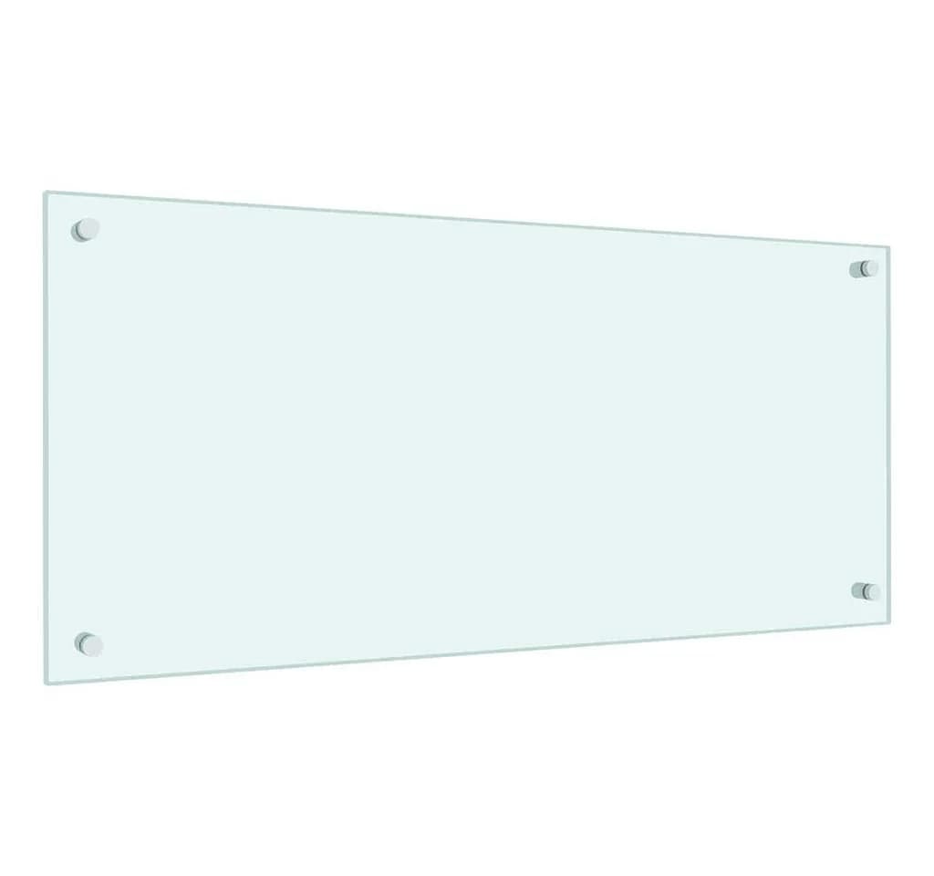 vidaXL Küchenrückwand Weiß Hartglas 90x40 cm - Bild 3