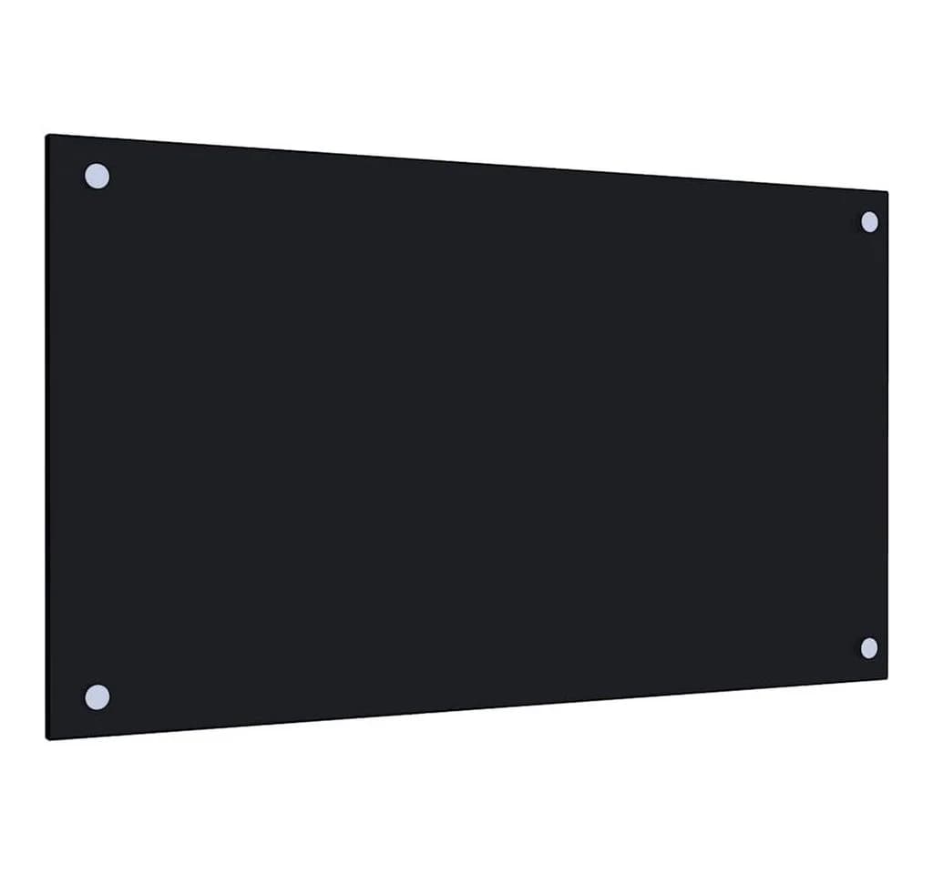 vidaXL Küchenrückwand Hartglas Schwarz 70x40 cm - Bild 4