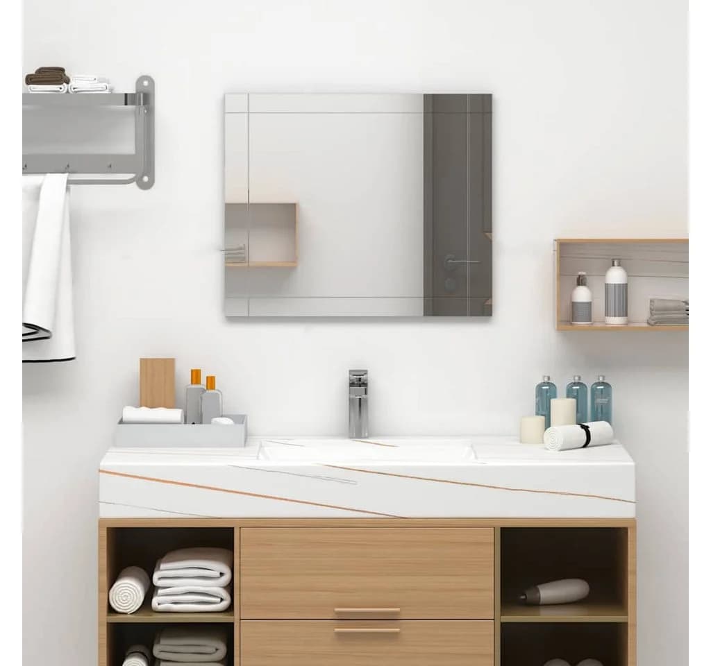 VIDAXL Wandspiegel 60x50 cm Glas