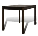 vidaXL Essgruppe, Esstisch Holztisch mit 4 Holzstühlen Esszimmerset Braun Bild 4