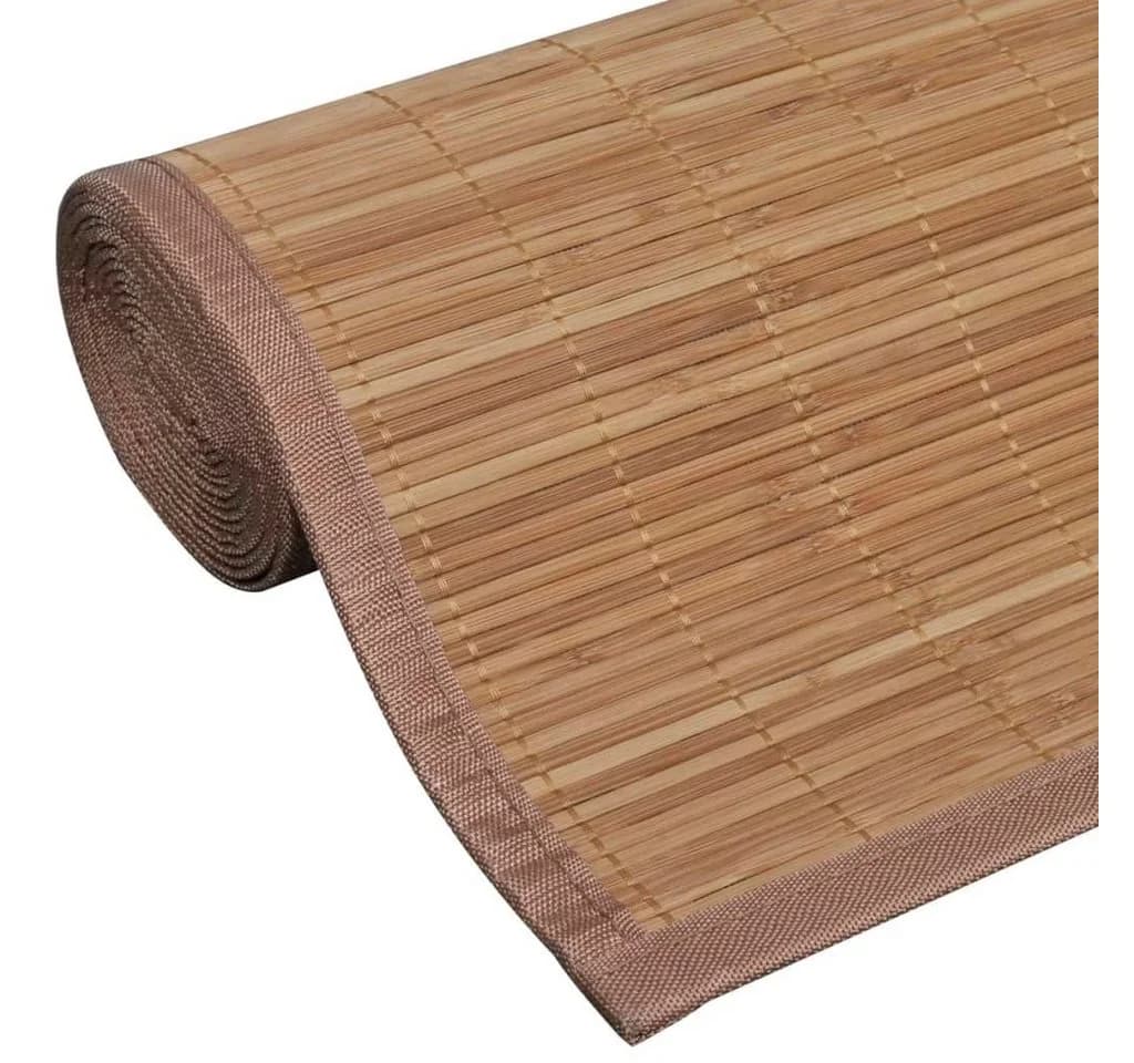 vidaXL Bambusteppich Braun Rechteckig - Bild 5