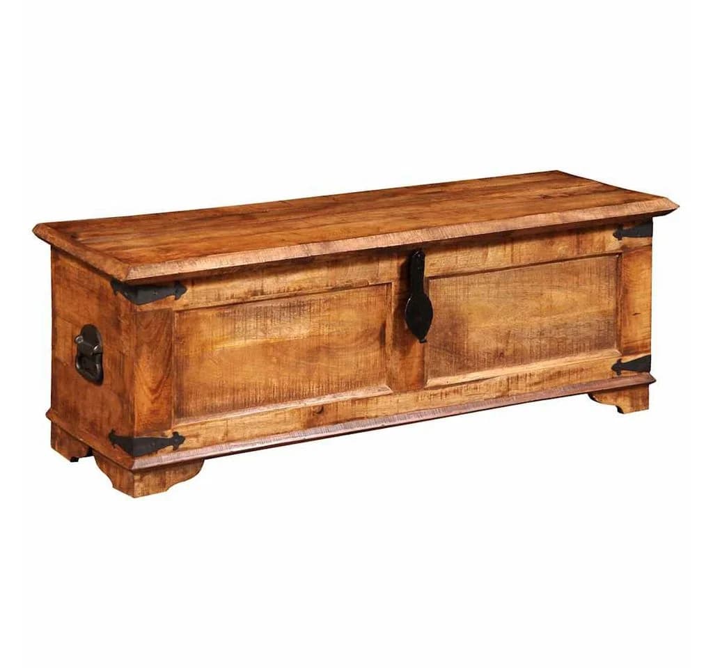 vidaXL Aufbewahrungsbox Truhe Raues Holz - Bild 2